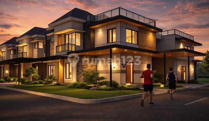 Dijual Cepat Rumah Hoek 2 Lantai Cluster Chalcedony Phg Gading Serpong