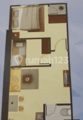  Dijual Apartment Teluk Intan Lokasi Strategis 2BR 1