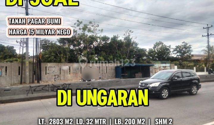 Jual tanah Hook Ungaran Pinggir Jalan Provinsi  1