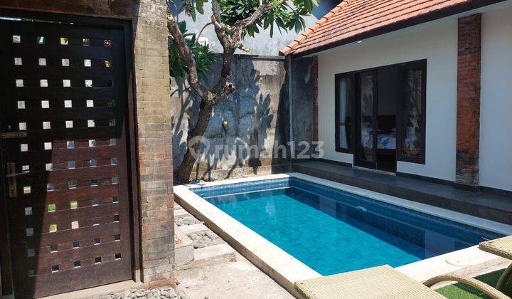 Rent Villa Preivate Pool Fully Furnish Free Biaya Pusat Kota Gatsu Tengah.jl6mtr.ada Sevurity 1