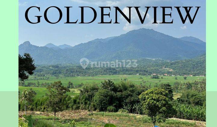 Tanah kavling murah view mewah hanya di Nuansa alam Goldenview  1