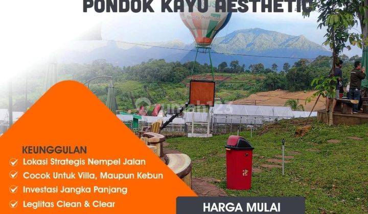 Tanah murah fasilitas lengkap dan view pegunungan udara sejuk 2