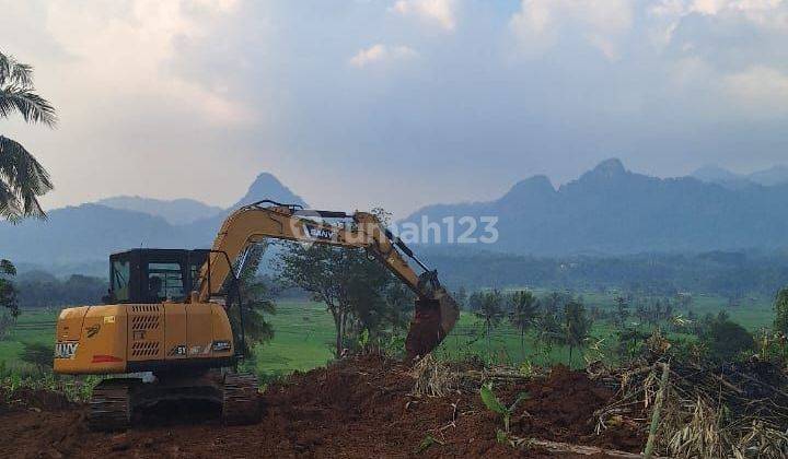 Tanah murah di Bogor dekat jakarta view pegunungan  1