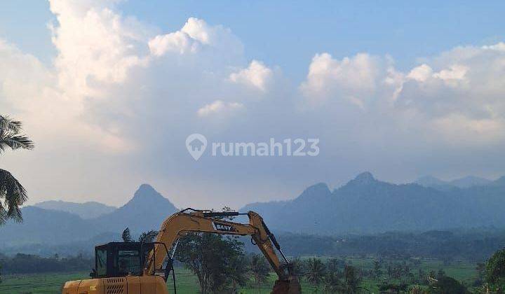 Tanah murah di Bogor dekat jakarta view pegunungan  2