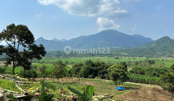 Tanah kavling siap bangun view pegunungan  2