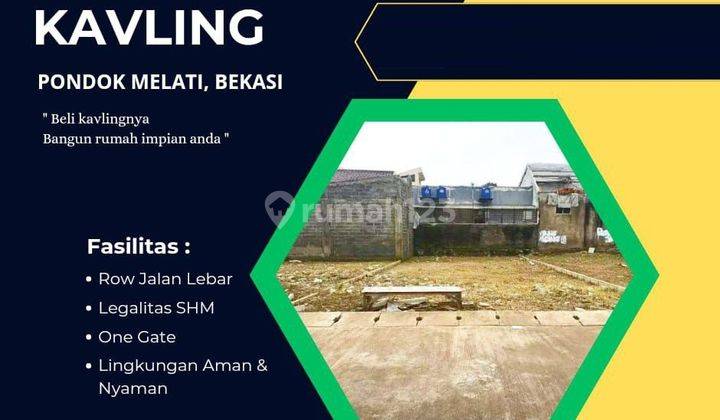 Tanah Kavling Pondok Melati Dekat Tol Jatiwarna, Murah Lahan Luas, Kota Bekasi Arrashy Jual Dijual 2