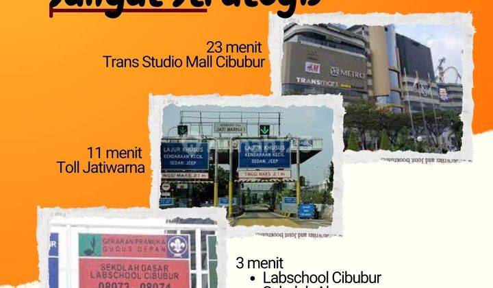 Rumah Rtc Cibubur jatiranggon, Baru 2 Lantai Mewah Harga Murah, Jatisampurna Kota Bekasi Jual Dijual 2