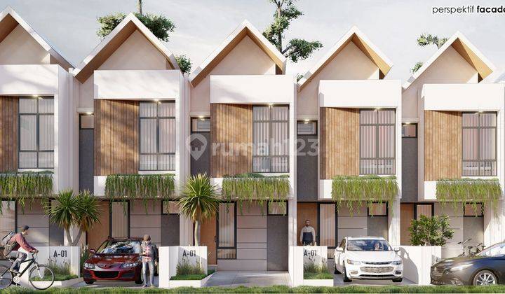 Rumah Teras Ala. Cipayung, Baru 2 Lantai di Pinggir Jalan Utama Mabes Tni, Jakarta Timur Jual Dijual 1