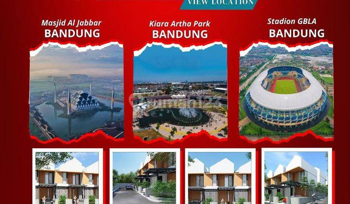 Rumah East.Hil. Cipadati Cibiru, Baru 2 LANTAI, Mewah Murah, Dekat Kota di Bandung Timur Jual Dijual 2