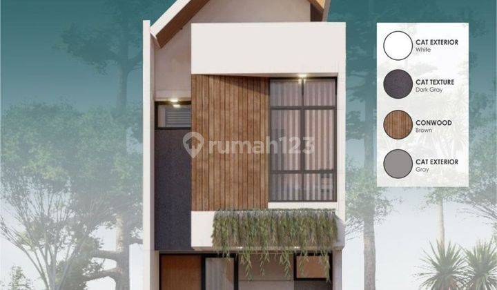 Rumah Teras Ala. Cipayung, Baru 2 Lantai di Pinggir Jalan Utama Mabes Tni, Jakarta Timur Jual Dijual 2