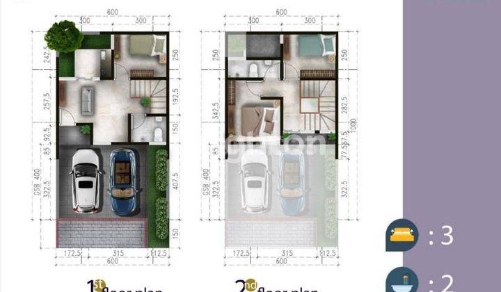 DIJUAL RUMAH 2 LANTAI DI GRAHA RAYA BINTARO 2