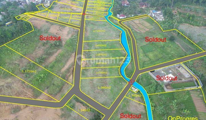 Dijual Tanah SHM di Jalan Bumi Susi Citeko Cisarua, Bogor 1