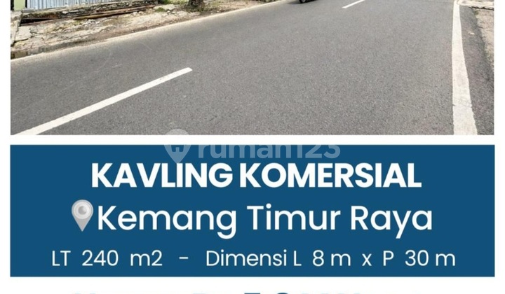 Tanah Kavling Komersial Dijual di Kemang Timur Harga Nego