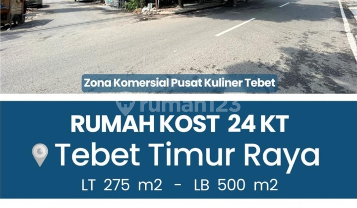 24-Room Productive Boarding House for Sale in Tebet, Affordable Price Negotiable 1