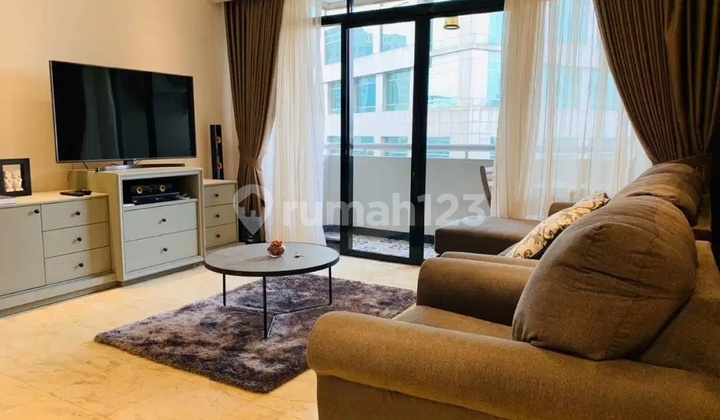 For Rent: Slipi Grogol Apartment Type 3 Bedrooms + 2 Bathrooms Fully Furnished, 117 M2 Area Near Sudirman-Slipi, Suitable for Families, Move-In Ready, Come See It Now! 2