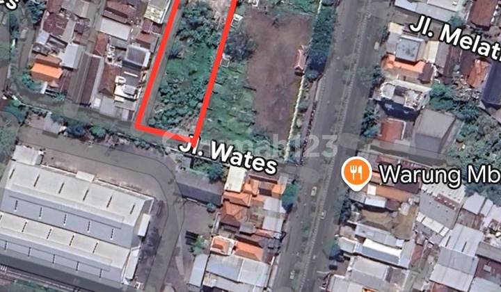 Tanah Sidoarjo Jalan Wates, Sebelah Jalan Raya Bligo Candi