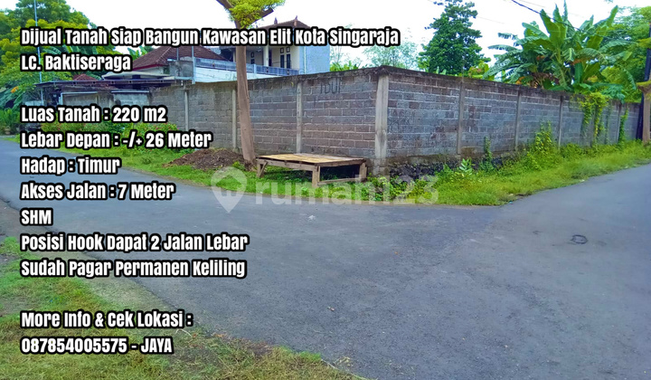 Land Ready to Build in the Elite Area of Singaraja City in Bali Land Ready to Build in the Elite Area of Singaraja City in Bali