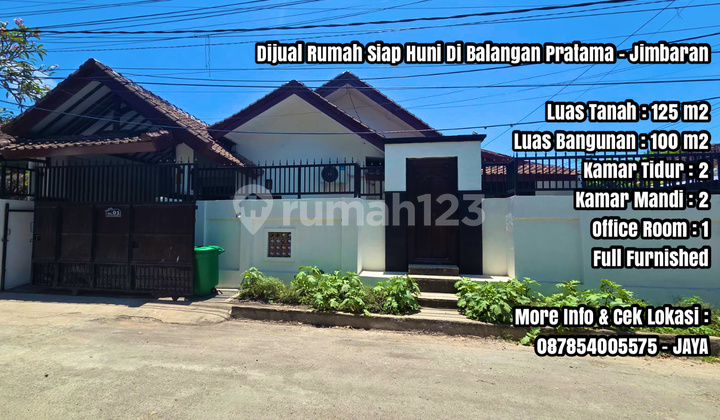 For Sale Ready-to-Live-in House at Balangan Pratama Jimbaran in Bali For Sale Ready-to-Live-in House at Balangan Pratama Jimbaran in Bali