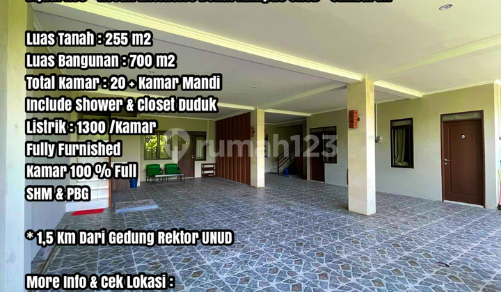 Dijual Kos - Kosan Exclusive Dekat Kampus Unud Jimbaran di Bali