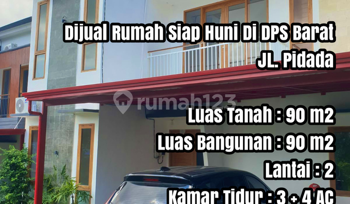 Rumah Lantai 2 Siap Huni Ditengah Kota Denpasar di Bali