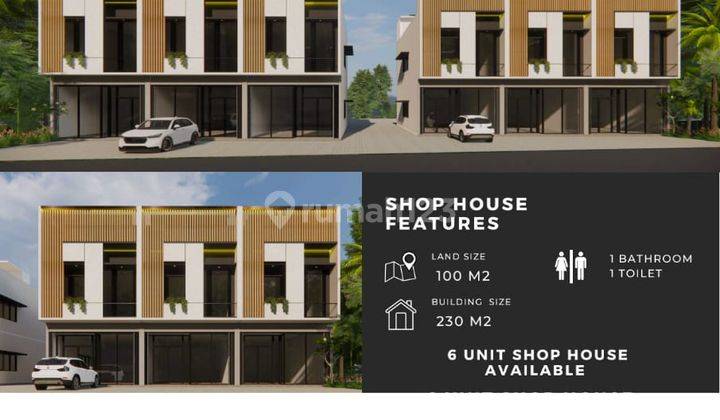 Cheap 4-Storey Shophouse on the Main Tourism Route of Nusa Dua Bali 1