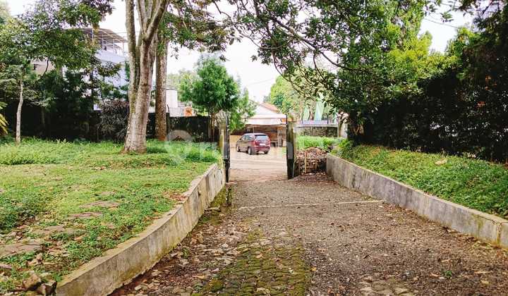 Wide Plot Facing Main Road & Spacious Building Area in Scenic Cijeruk