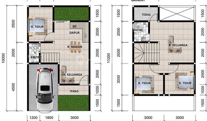 Rumah mewah 2 lt, lokasi strategis, harga paling murah, yakin ga kepo?! 2