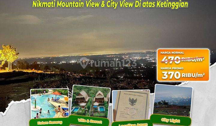 Tanah Murah Bogor Akses Mobil View Pegunungan dan Citylight  2