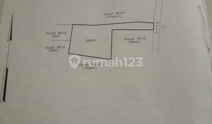 Tanah Luas 414M2 Dekat Gerbang H Unpad Cocok untuk Kosan