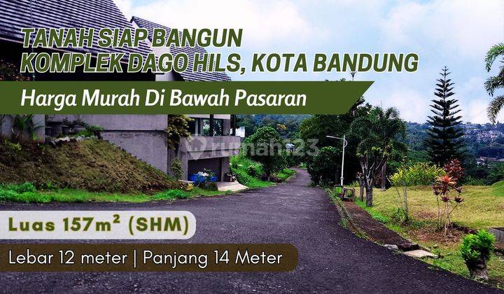 Tanah Murah Di Dago Kota Bandung Siap Bangun Sudah SHM 1
