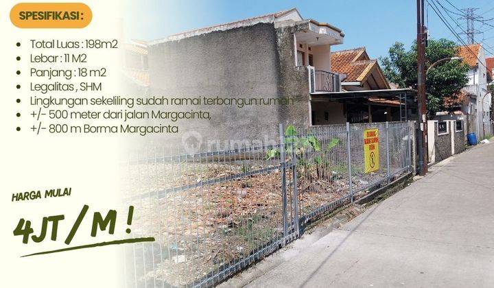 Tanah SHM 198m² Kota Bandung Siap Bangun Strategis Untuk Rumah 1