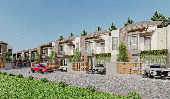 Presale Price of Modern 2-Storey Villa with One Gate System Near Garuda Wisnu Kencana Sidewalk Jimbaran 1