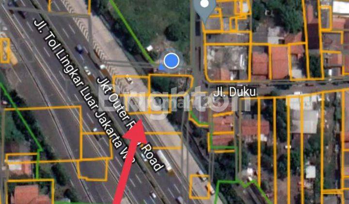 TANAH  KRK 8 LANTAI PINGGIR TOLL DI PESANGGRAHAN 2