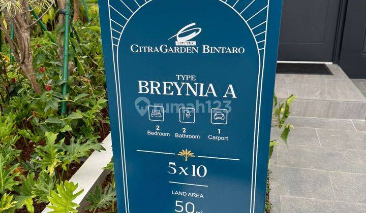 P56 . Rumah Type Terbaru Di Citra Garden Bintaro Type Breynia A 2