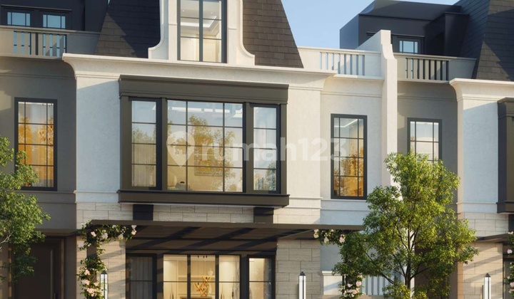 P79. Dijual Rumah Tipe  10X16 French Design Bellefont East Summarecon Serpong – 3 Lantai, Smart Home 