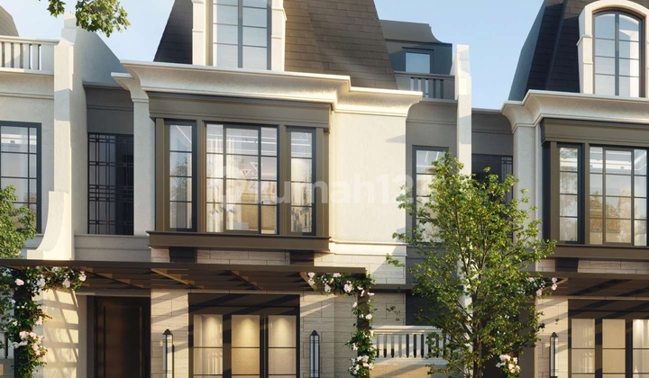 P79. Dijual Rumah Tipe  8X16 French Design Bellefont East Summarecon Serpong – 3 Lantai, Smart Home 