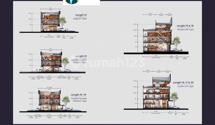 P71. Dijual Ruko Baru Maxim Square Tipe Double Facade di Gading Serpong – Paramount Land
