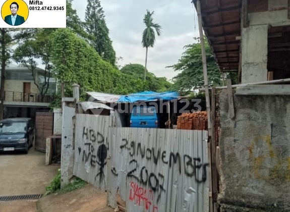 445. Dijual Cepat Tanah Siap Bangun di Kemang Utara Jakarta Selatan Bebas Banjir - SHM