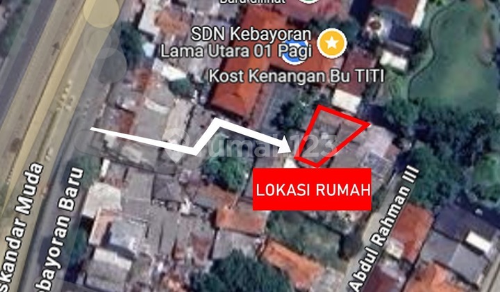 173. Turun Harga Dijual Rumah 2 Lantai Kebayoran Lama Belakang Pakubuwono & Smun 29 Cocok untuk Bisnis Properti Kost, Guesthouse, Homestay & Hostel