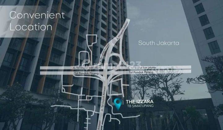 138. Dijual Atau Disewakan Izzara Apartment, Jakarta Selatan  1