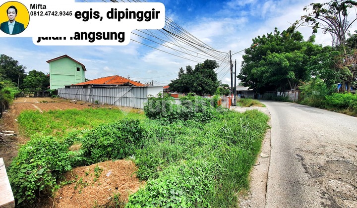 168. Dijual Kavling Tanah Rumah Carwash Gudang Industri Bengkel dekat Pasar Babelan Bekasi