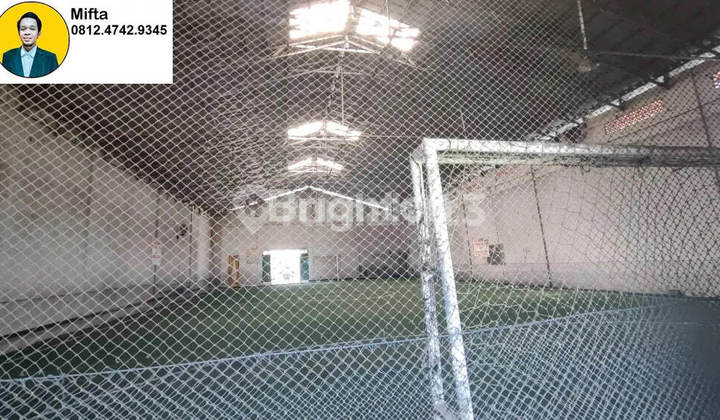 428. Turun Harga Dijual Rumah dan Tanah Luas 4000m²  OIahraga Futsal di Babelan Bekasi Cocok untuk Usaha & Perumahan