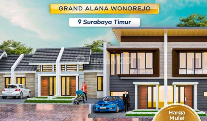 Rumah baru murah KTP di Surabaya Timur one gate system 2