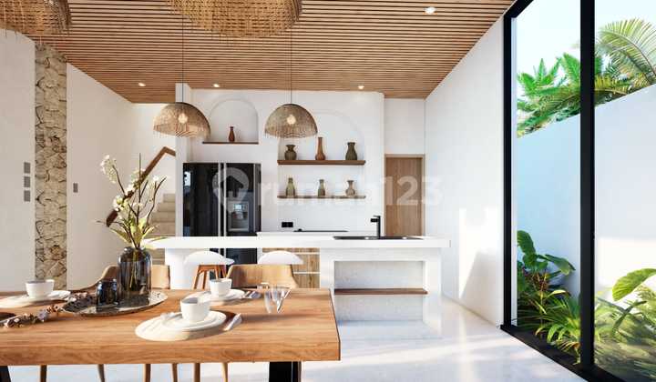 Modern 3-Storey Villa with Rooftop & Ricefield View