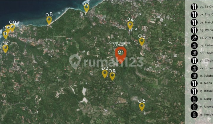 SHM Land in a Strategic Location at Villa Green Height, Pecatu, South Kuta, Badung SHM Land in a Strategic Location at Villa Green Height, Pecatu, South Kuta, Badung