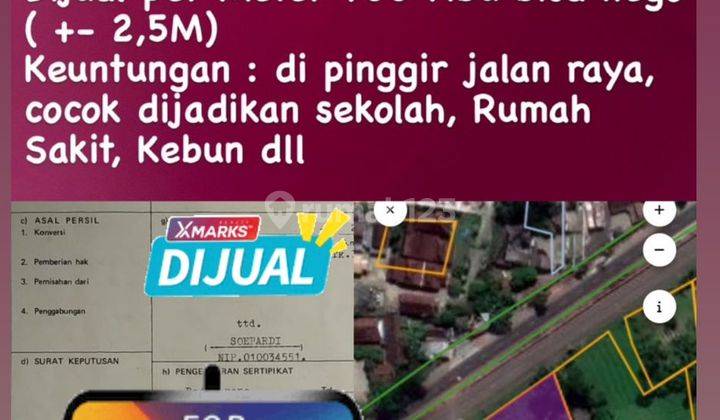 AD48 DIJUAL CEPAT BU TANAH BESARR, LOKASI SANGAT STRATEGIS, MURAHH, KAWASAN TERBAIK DI BOJONEGORO 1