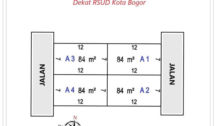 Jual Tanah Kavling Murah 5 Menit Exit Tol Yasmin Free SHM 2