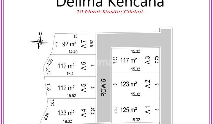 3 Menit St. Cilebut Tanah Murah Dalam Perum Taman Griya Kencana 2