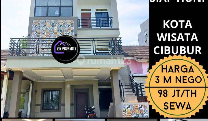 Rumah Rapi Modern Minimalis Baru Renov Disewakan Di Kota Wisata Cibubur 1
