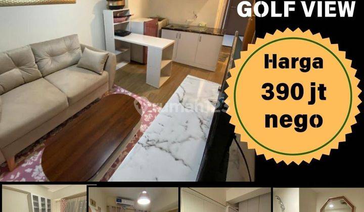 JUAL RUGI, BANTING HARGA, APARTEMEN FULL FURNISHED DI PODOMORO GOLFVIEW  1